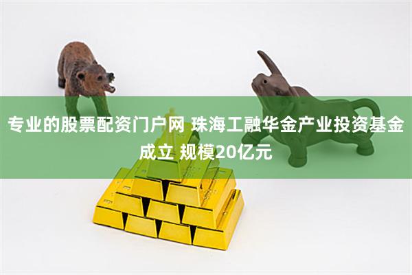 专业的股票配资门户网 珠海工融华金产业投资基金成立 规模20亿元